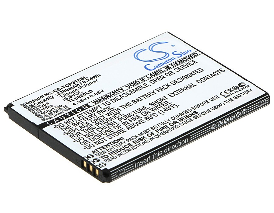 TCL TLp020LD 2300mAh Li-PL mobile phone battery
