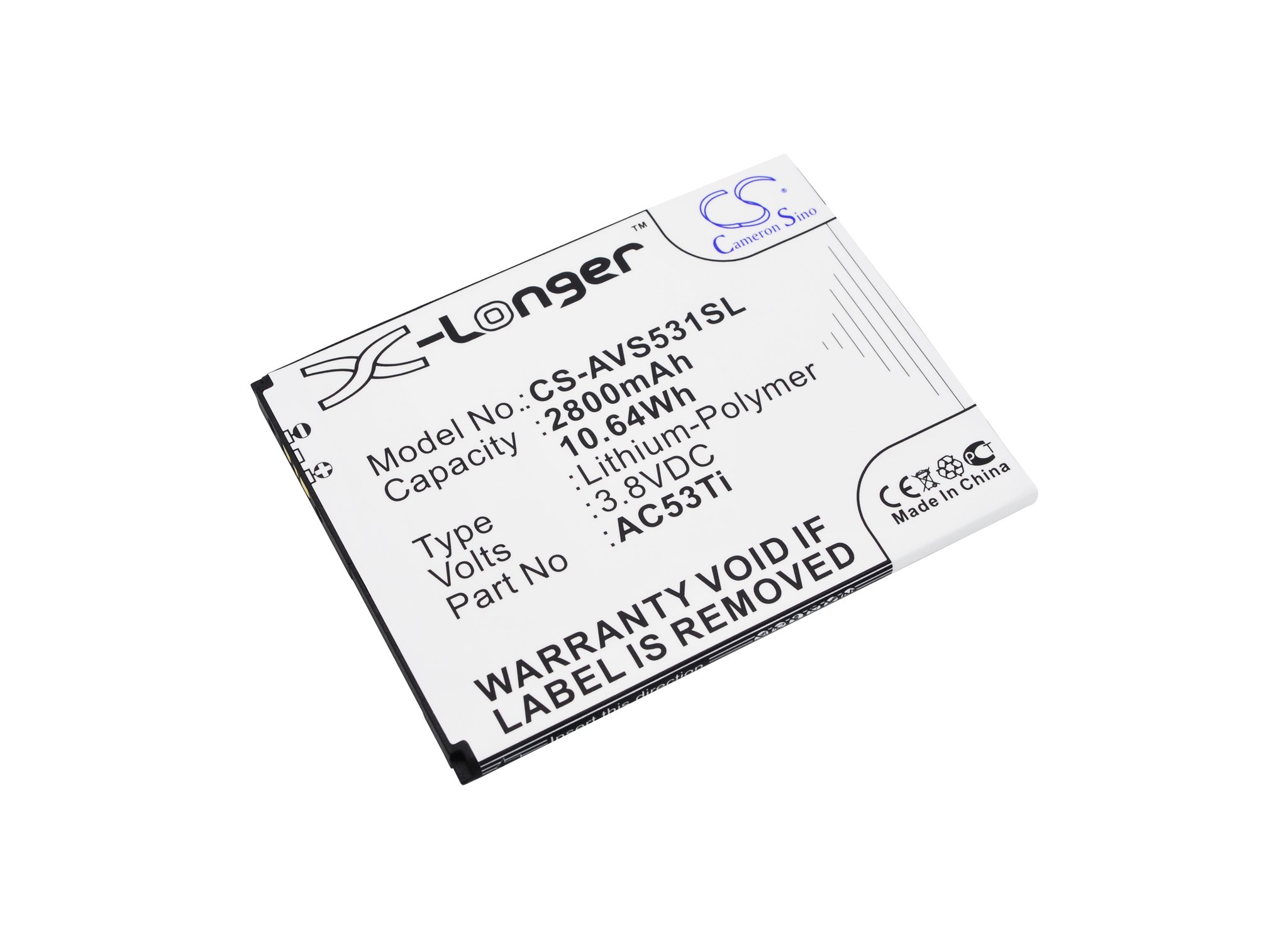 Archos AC53Ti 2800mAh Li-PL tālruņa akumulators