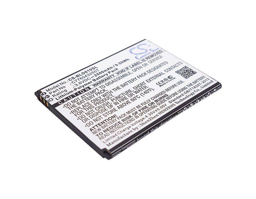 BLU C776043250T 2500mAh Li-ion mobile phone battery