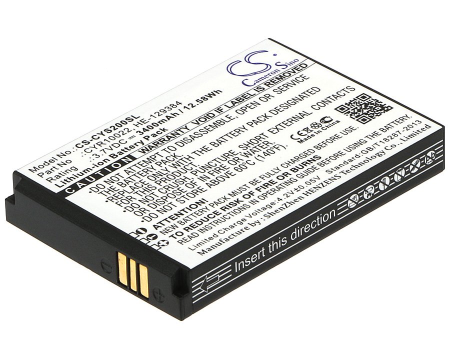 Cyrus CYR10022, HE-129384 3400mAh Li-ion telefonu akumulatoru