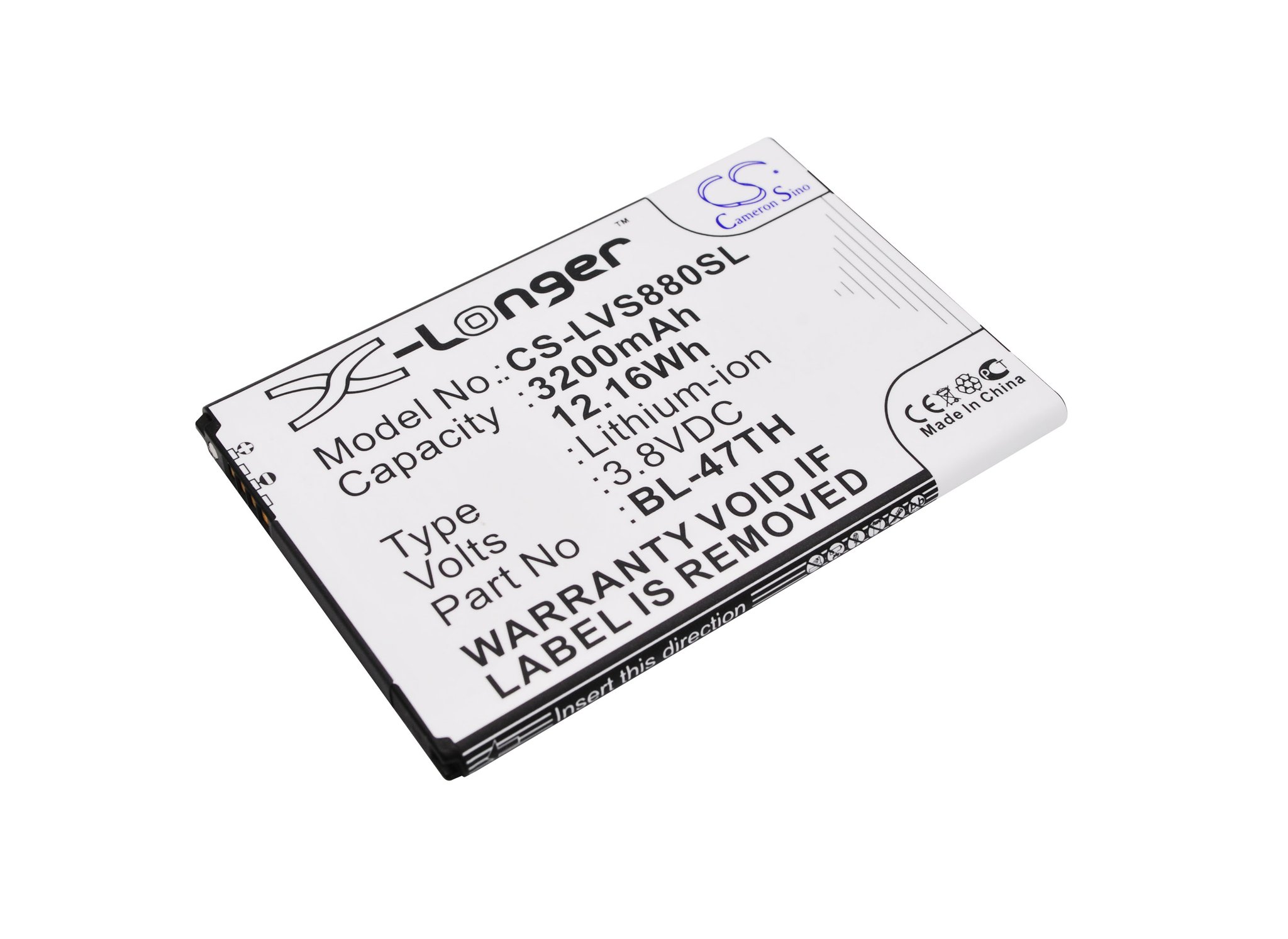 LG BL-47TH, EAC62298601 3200mAh Li-ion aккумулятор