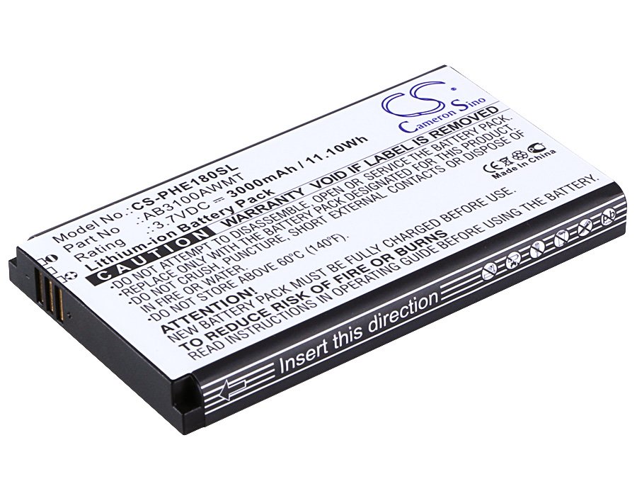 Xenium AB3100AWMT 3100mAh Li-ion telefonu akumulatoru
