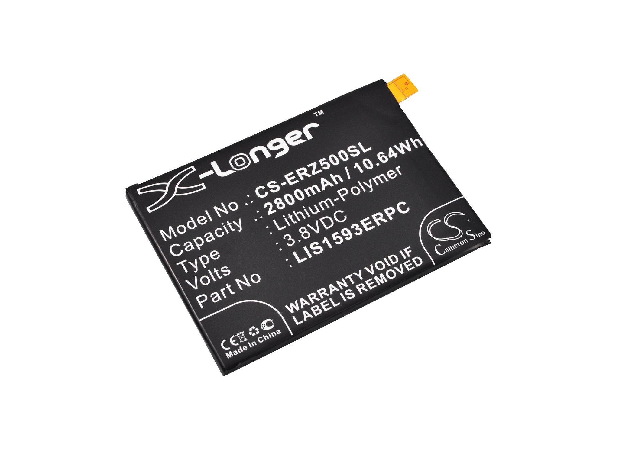 Sony LIS1593ERPC, 1294-1249 2800mAh Li-PL puhelimen akku