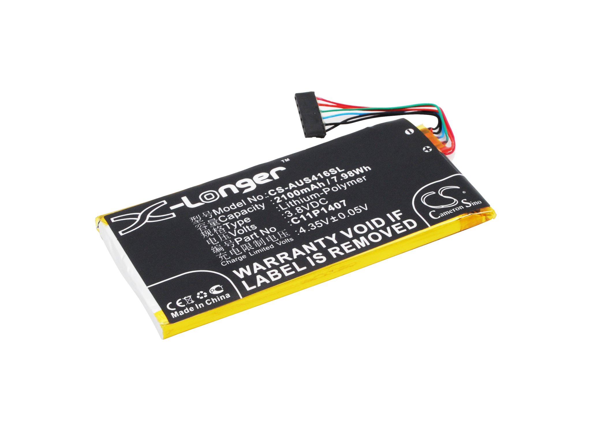 Asus C11P1407 2100mAh Li-PL tālruņa akumulators