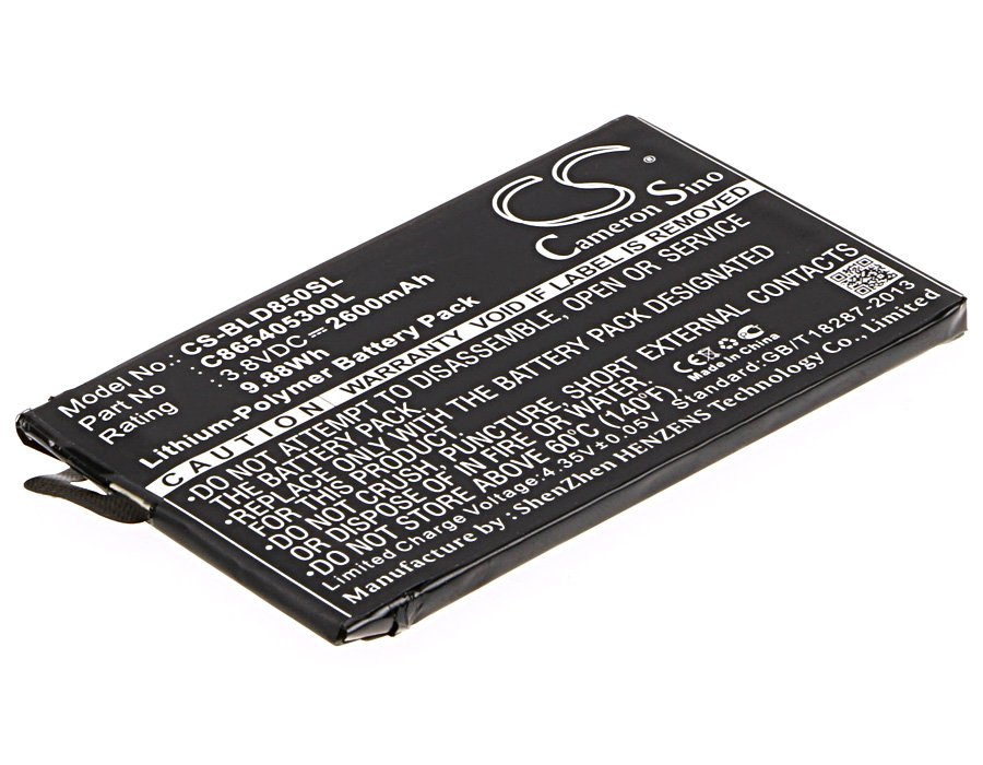 BLU C865405300L 2600mAh Li-ion mobile phone battery