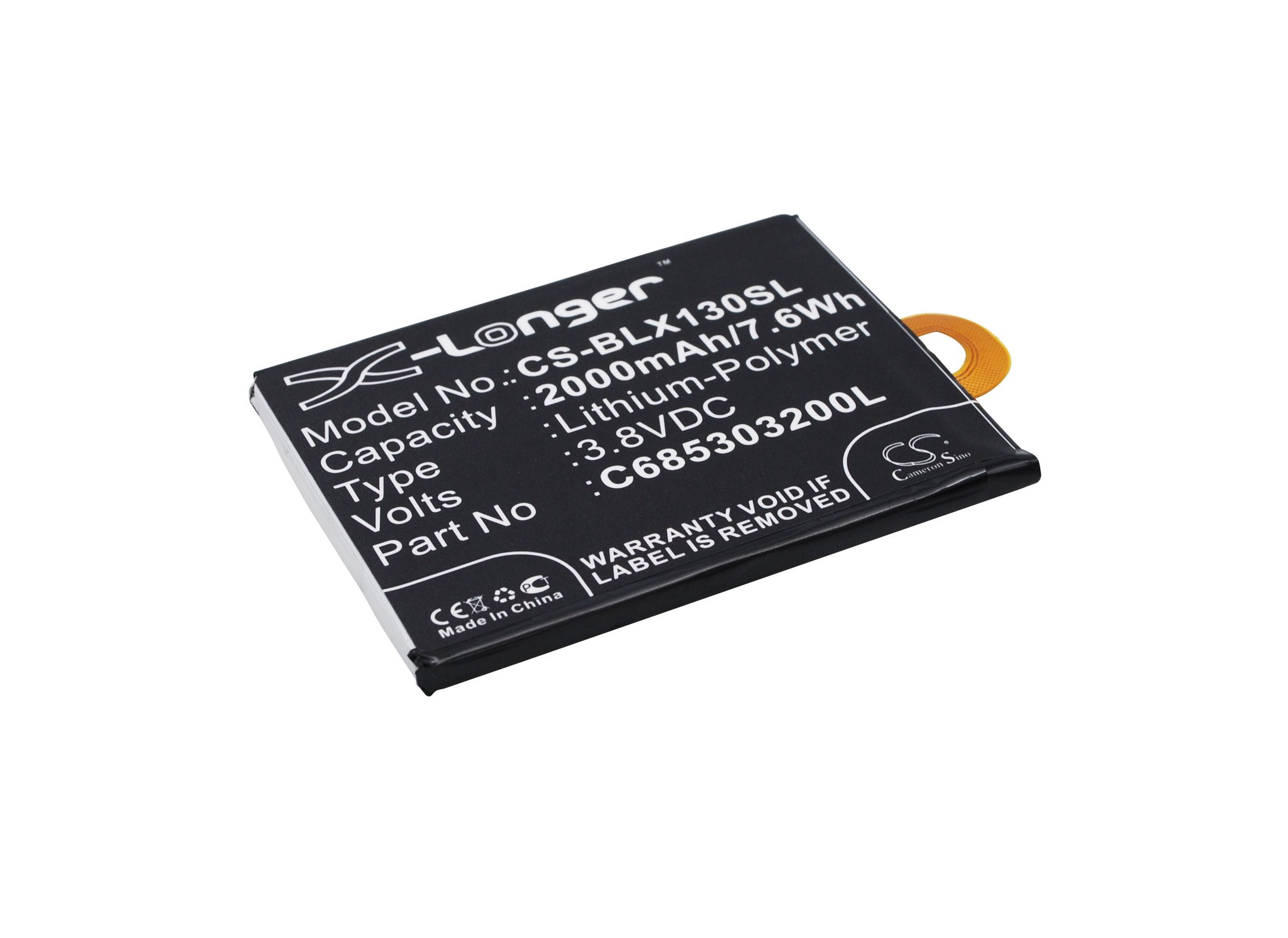 BLU C685303200L 2000mAh Li-PL mobile phone battery