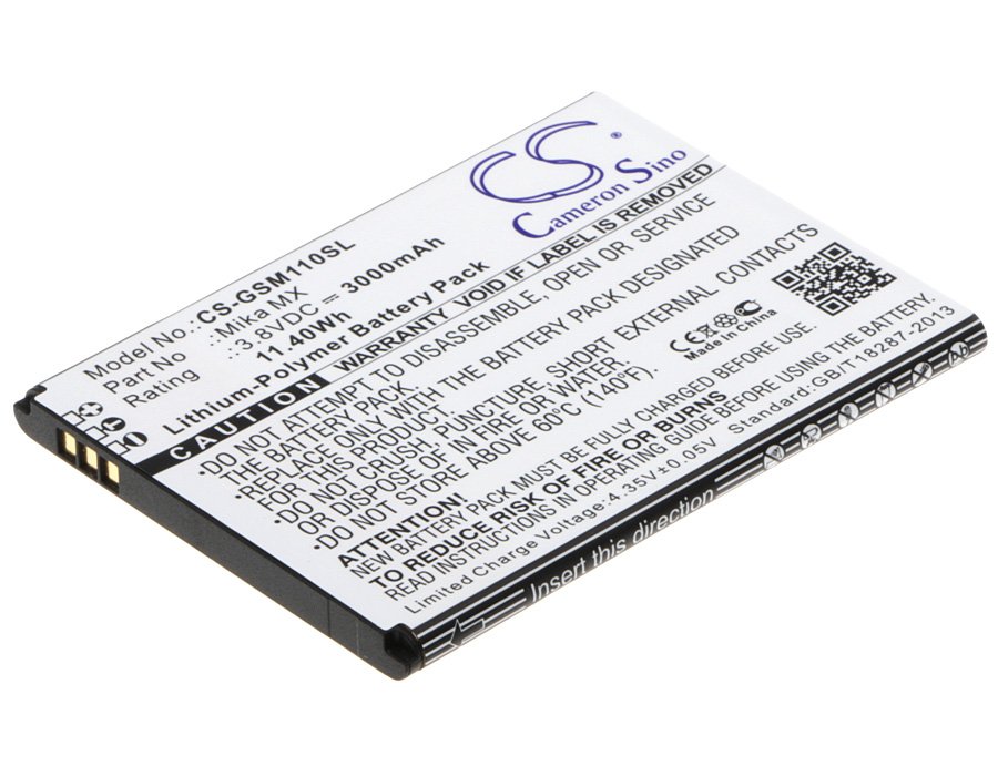Gsmart Mika MX 3000mAh Li-PL mobile phone battery