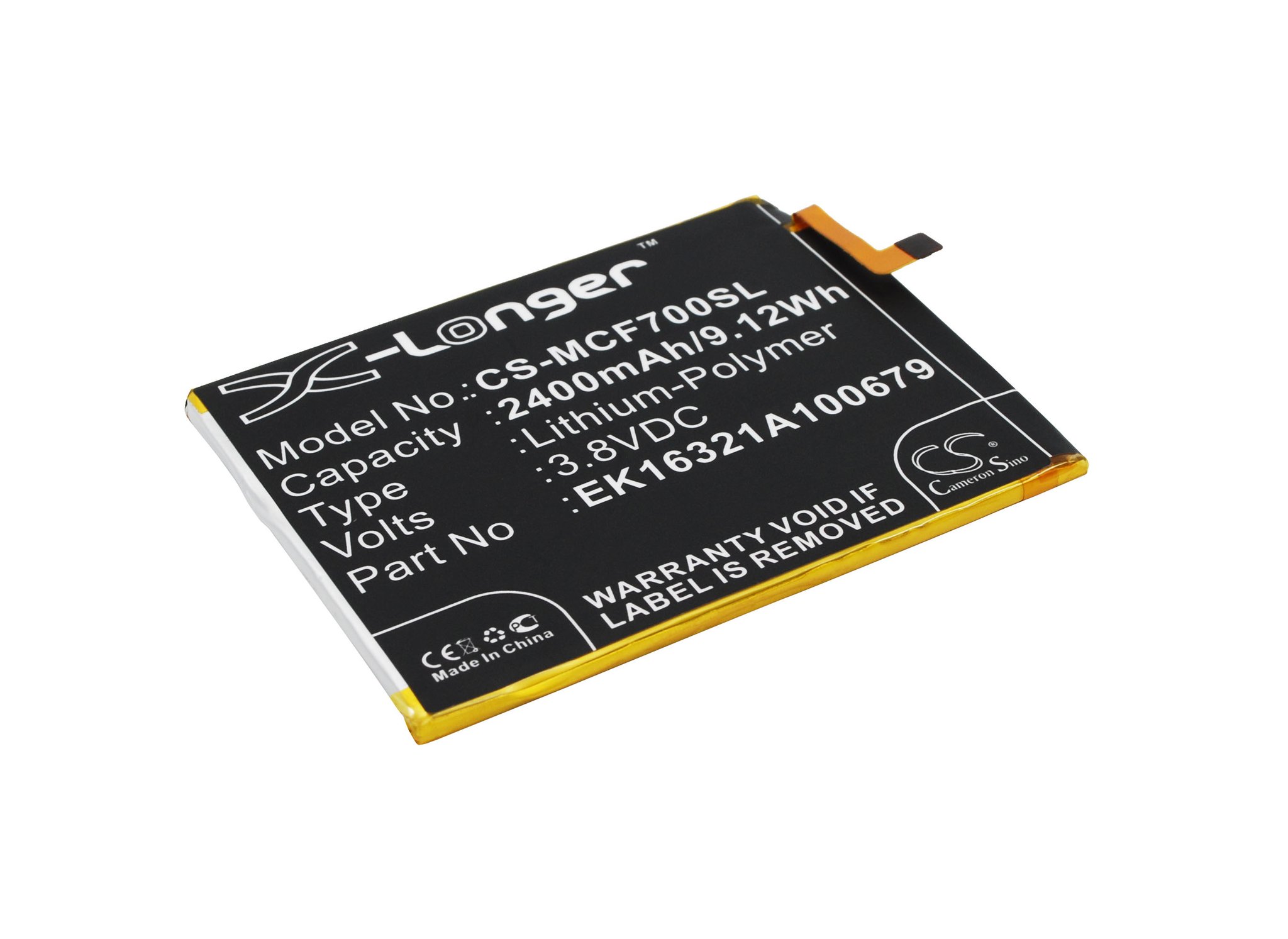 Mobistel EK16321A100679 2400mAh Li-PL puhelimen akku