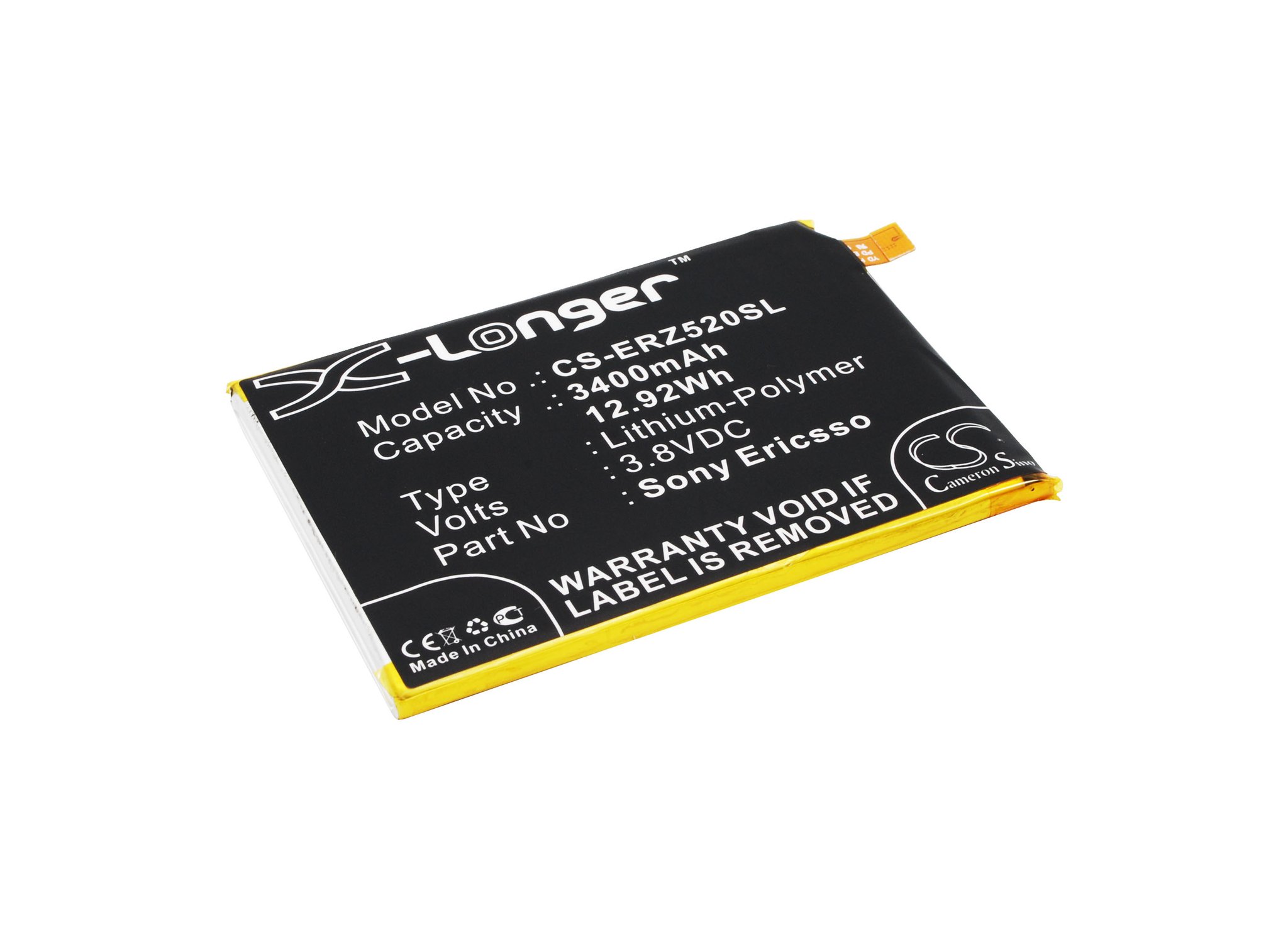 Sony LIS1605ERPC 3400mAh Li-PL puhelimen akku
