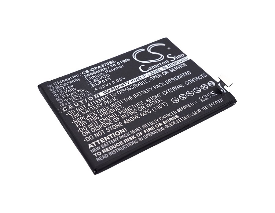 Oppo BLP615 2600mAh Li-PL telefonu akumulatoru