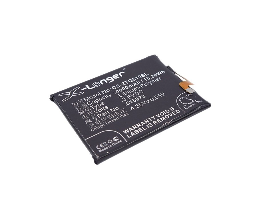ZTE 515978 4000mAh Li-PL mobile phone battery
