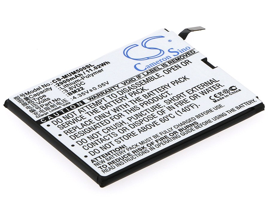 Xiaomi BM22 2900mAh Li-PL telefonu akumulatoru