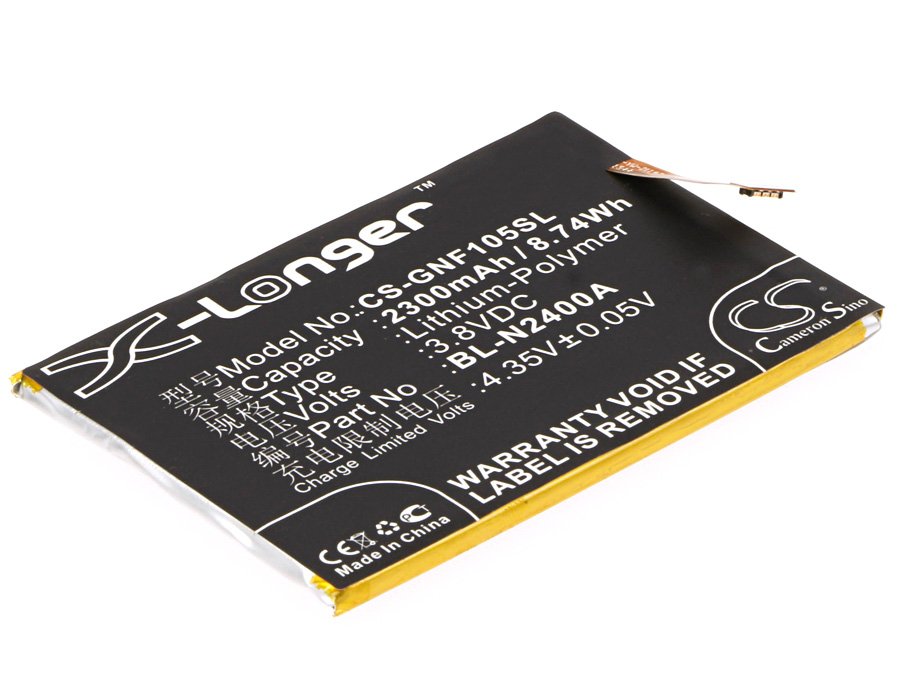 Gionee BL-N2400A 2300mAh Li-PL mobile phone battery