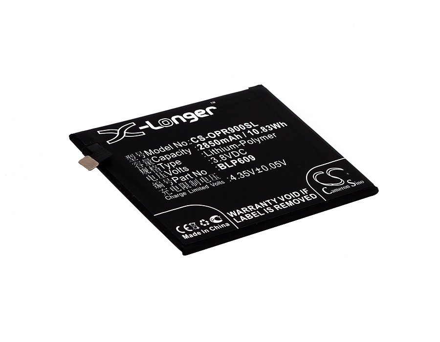 Oppo BLP609 2850mAh Li-PL telefonu akumulatoru