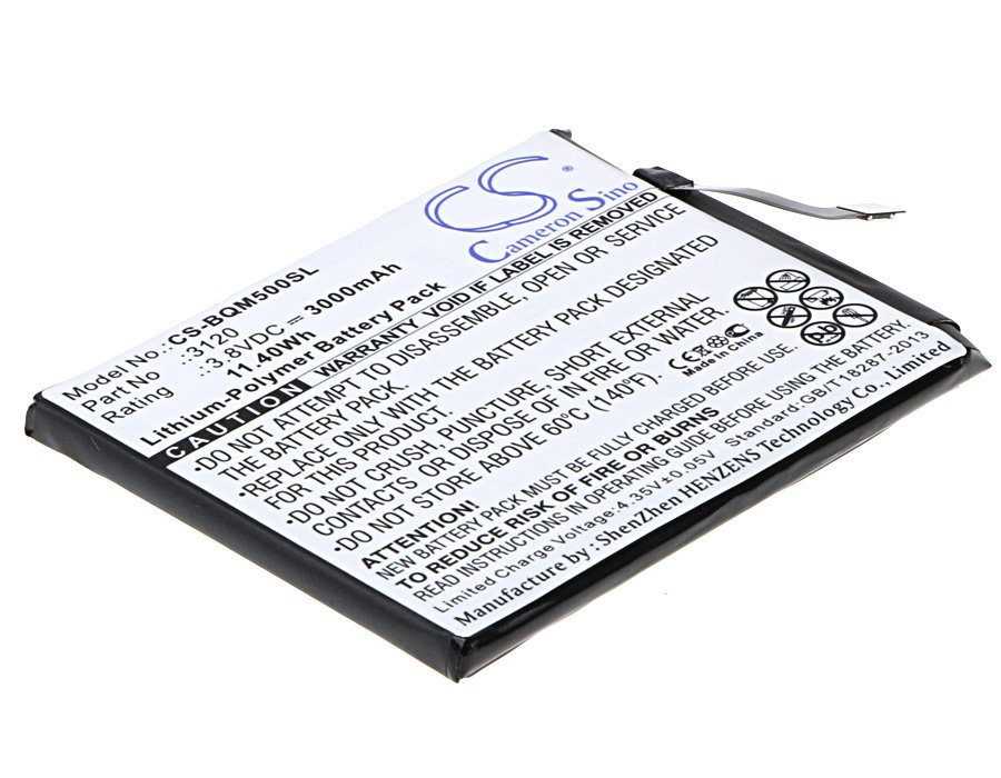 BQ 3120 3000mAh Li-PL mobile phone battery