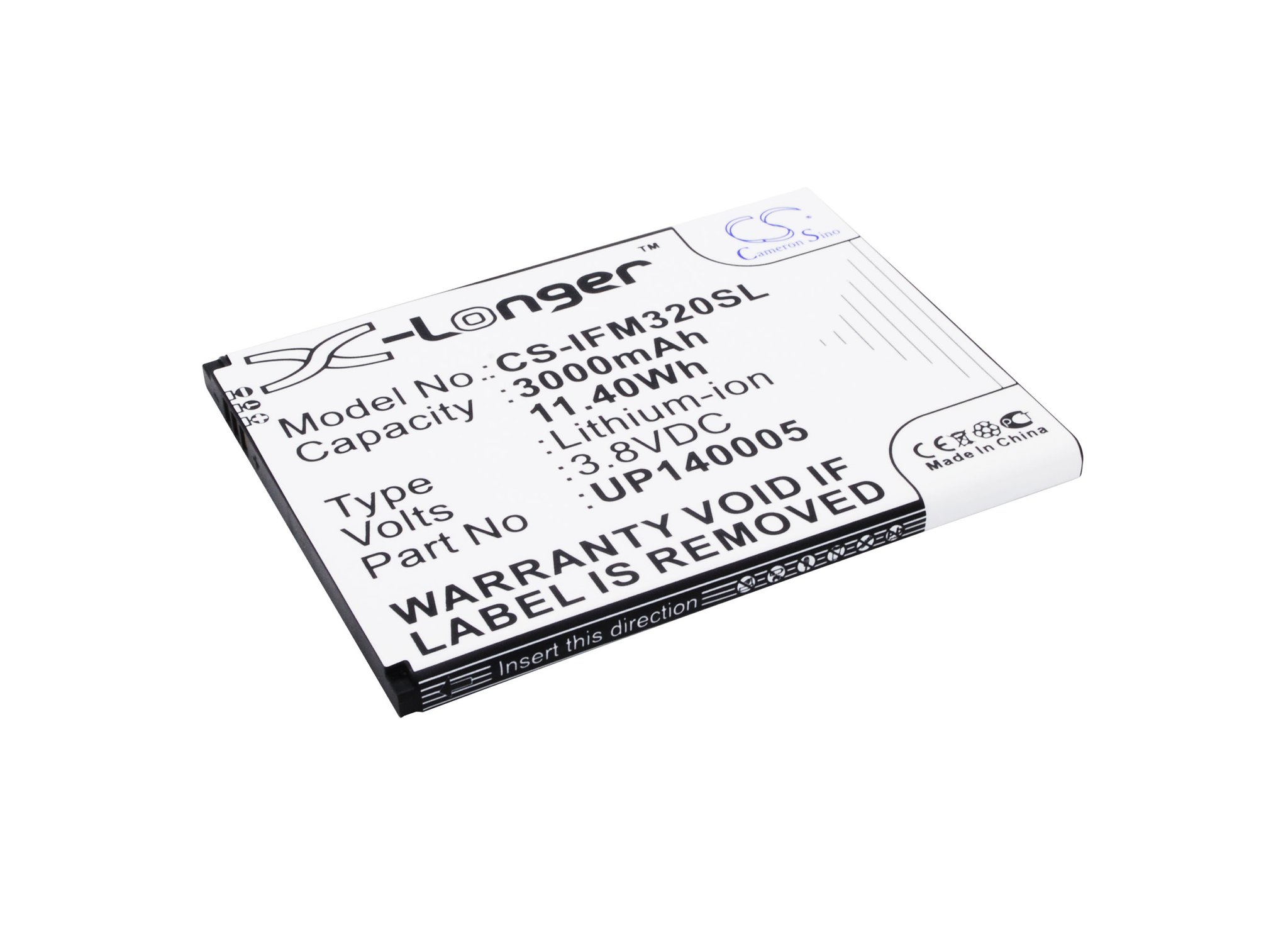 Infocus UP140005, BAT-07, BPD7000001B-001 3000mAh Li-ion aккумулятор