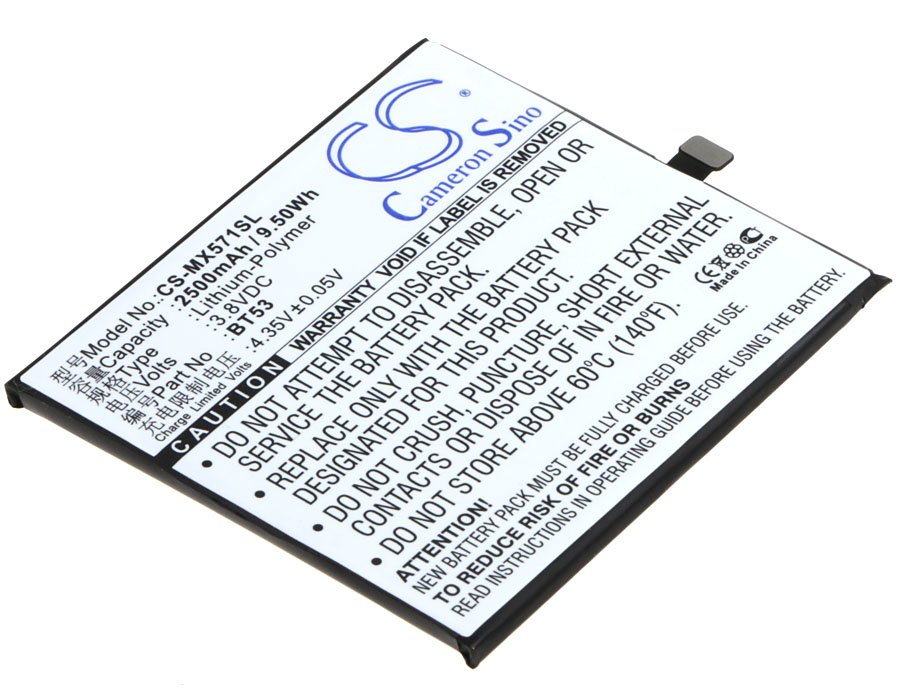 Meizu BT53 2500mAh Li-PL mobiiltelefoni aku