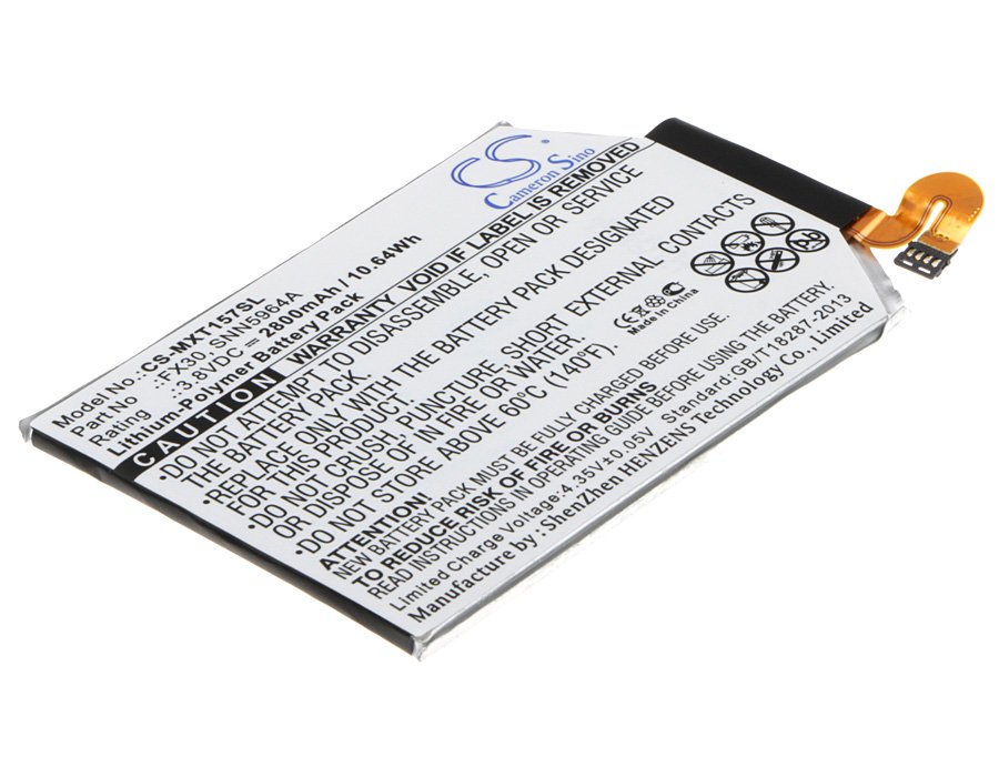 Moto FX30, SNN5964A 2800mAh Li-PL puhelimen akku
