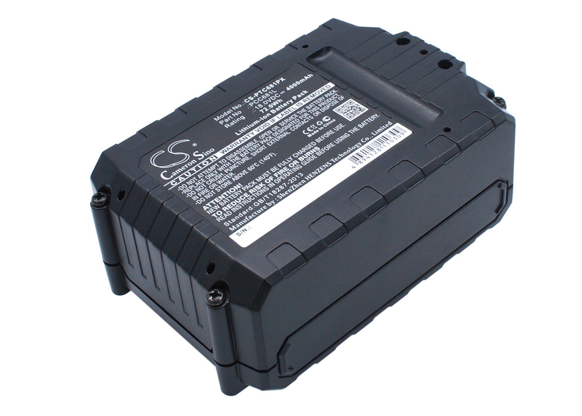 Porter Cable PCC681L, PCC680L, PCC685L 4000mAh Li-ion Powertool aккумулятор