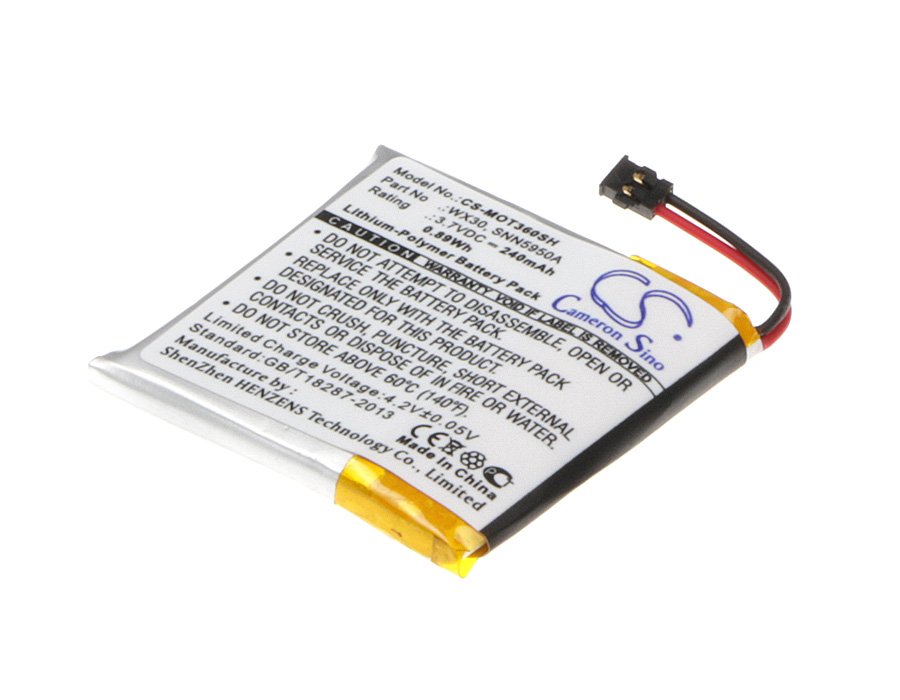 Motorola SNN5950A 240mAh Li-PL älykello akku