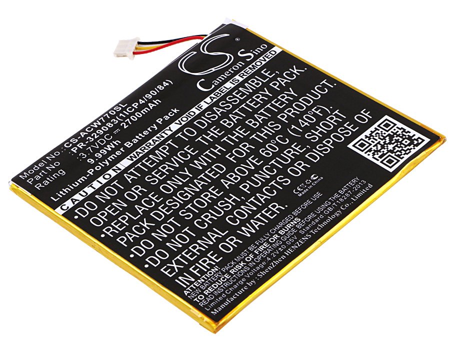 Acer KT.0010H.003 2700mAh Li-PL tahvelarvuti aku
