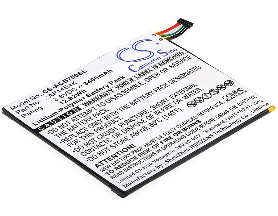Acer AP14E4K 3400mAh Li-PL tablet akumulators