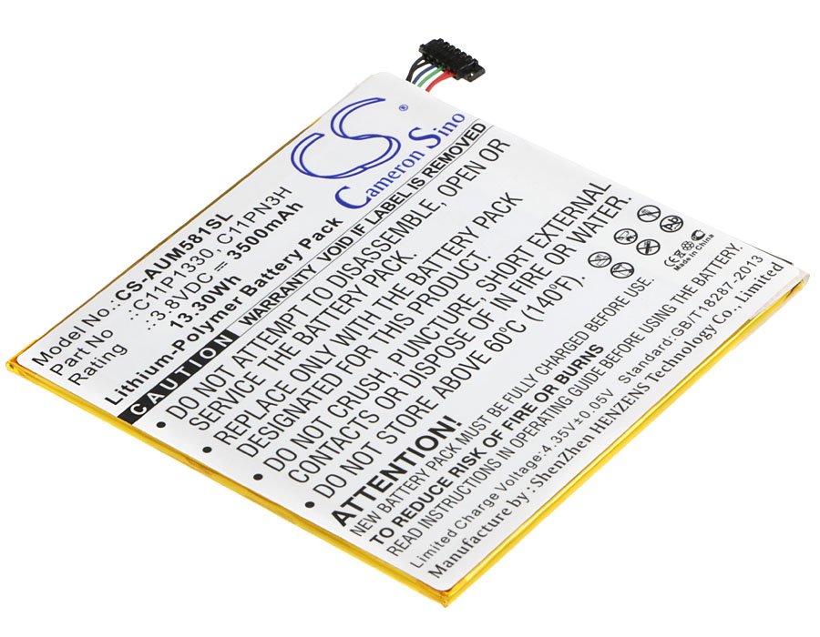 Asus C11P1330, C11PN3H, C11Pn93 3500mAh Li-PL Tablet aккумулятор