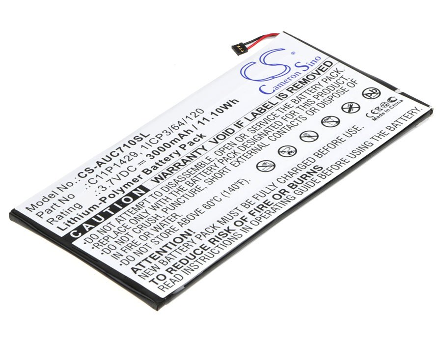 Asus C11P1429, C11P1429(9), 1ICP3/64/120 3000mAh Li-PL Tablet Battery
