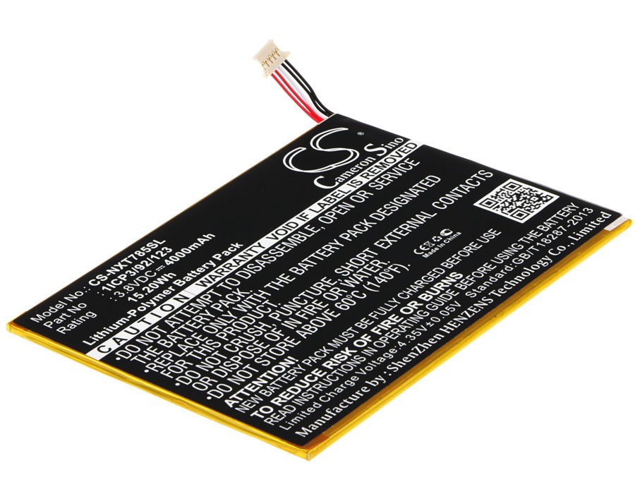 Nextbook 1ICP3/92/123 4000mAh Li-PL Tablet akku