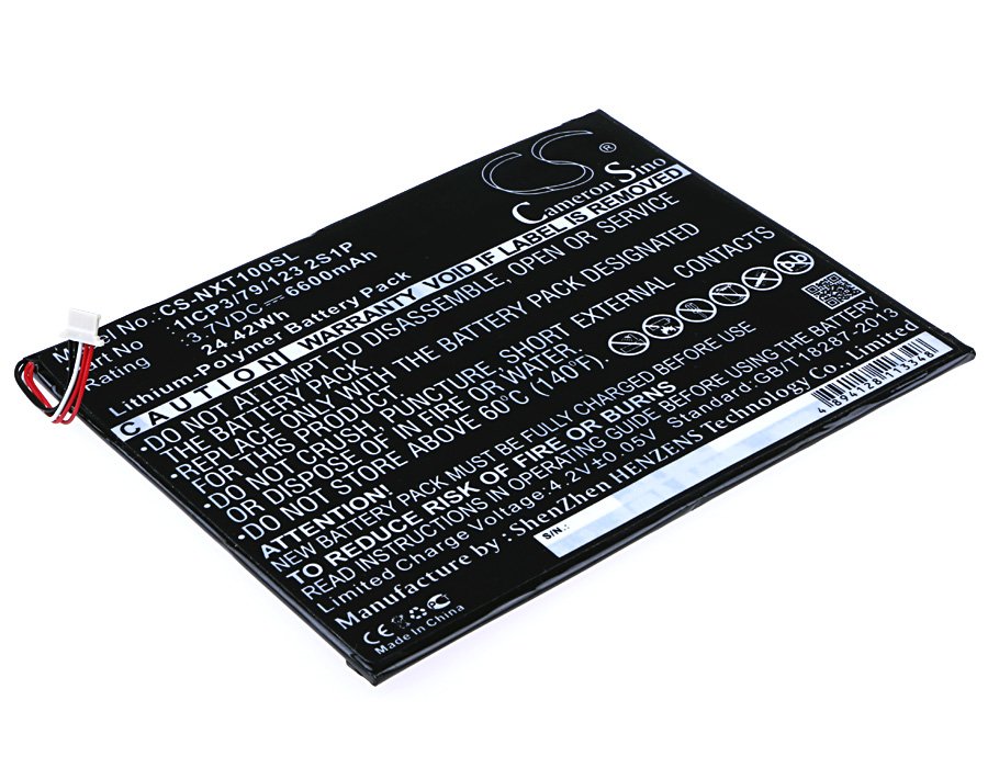 Nextbook 1ICP3/79/123 2S1P 6600mAh Li-PL Tablet akku
