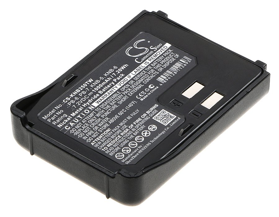 KENWOOD KNB-6A 1000mAh Ni-MH aккумулятор радиопередатчика