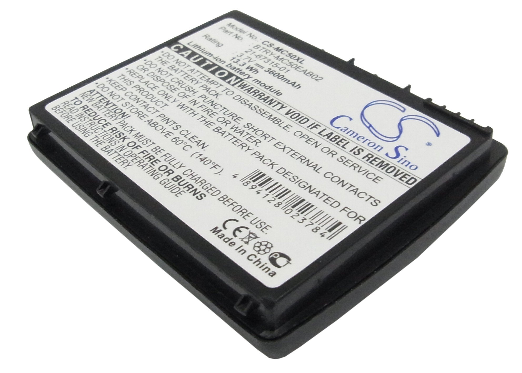 Symbol BTRY-MC50EAB02, 21-67315-01 viivakoodinlukijan akku 3600mAh