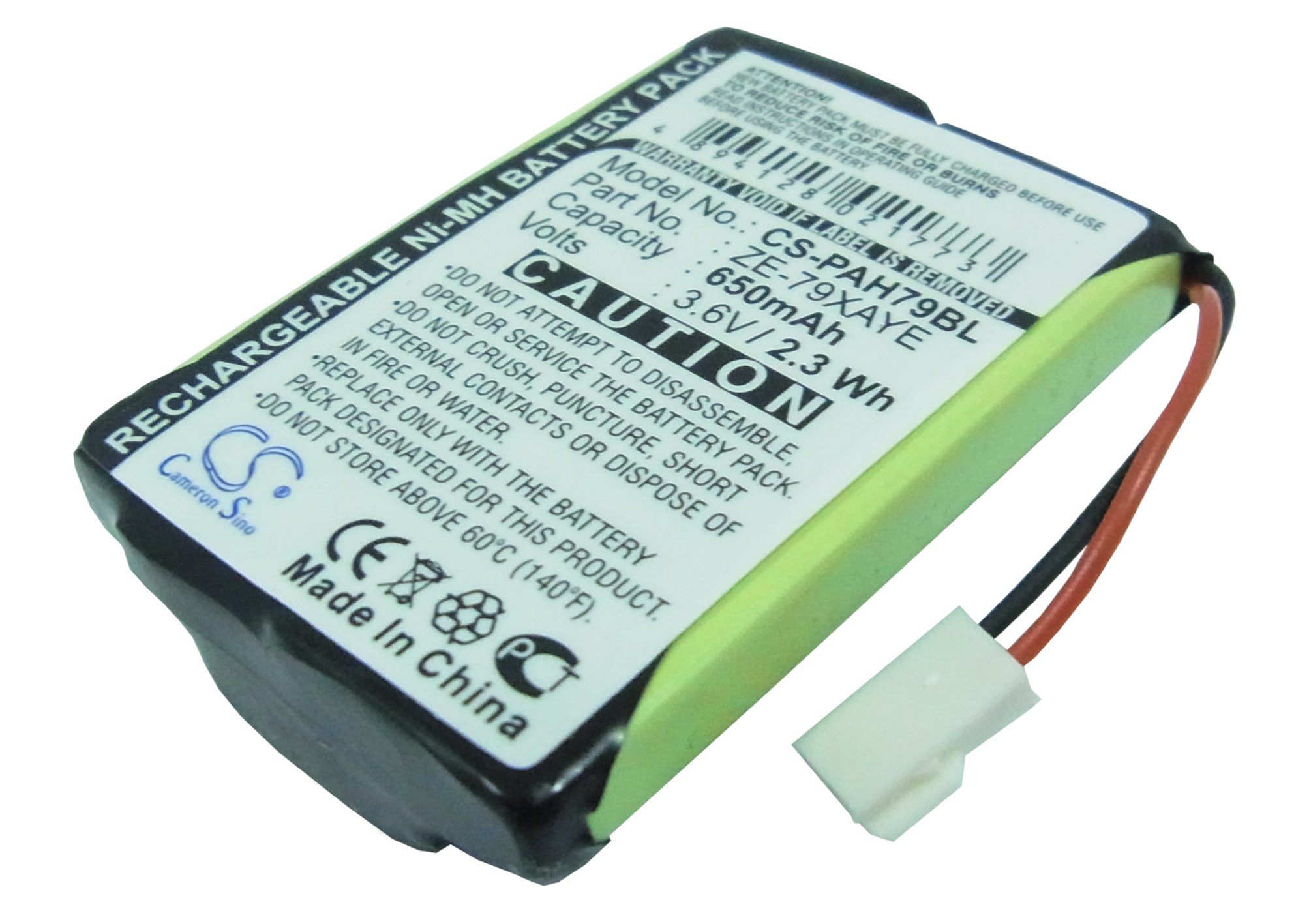 Panasonic ZE-79XAYE barcode scanner battery 650mAh