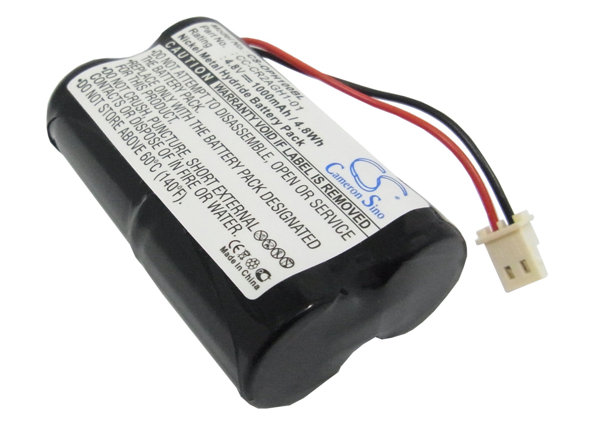 Opticon CC-CR2AGH1-01, OPT-CCCR2AGH101 barcode scanner battery 1000mAh