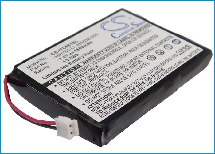 Intermec HPI781-LI, 550038-000 barcode scanner battery 1800mAh