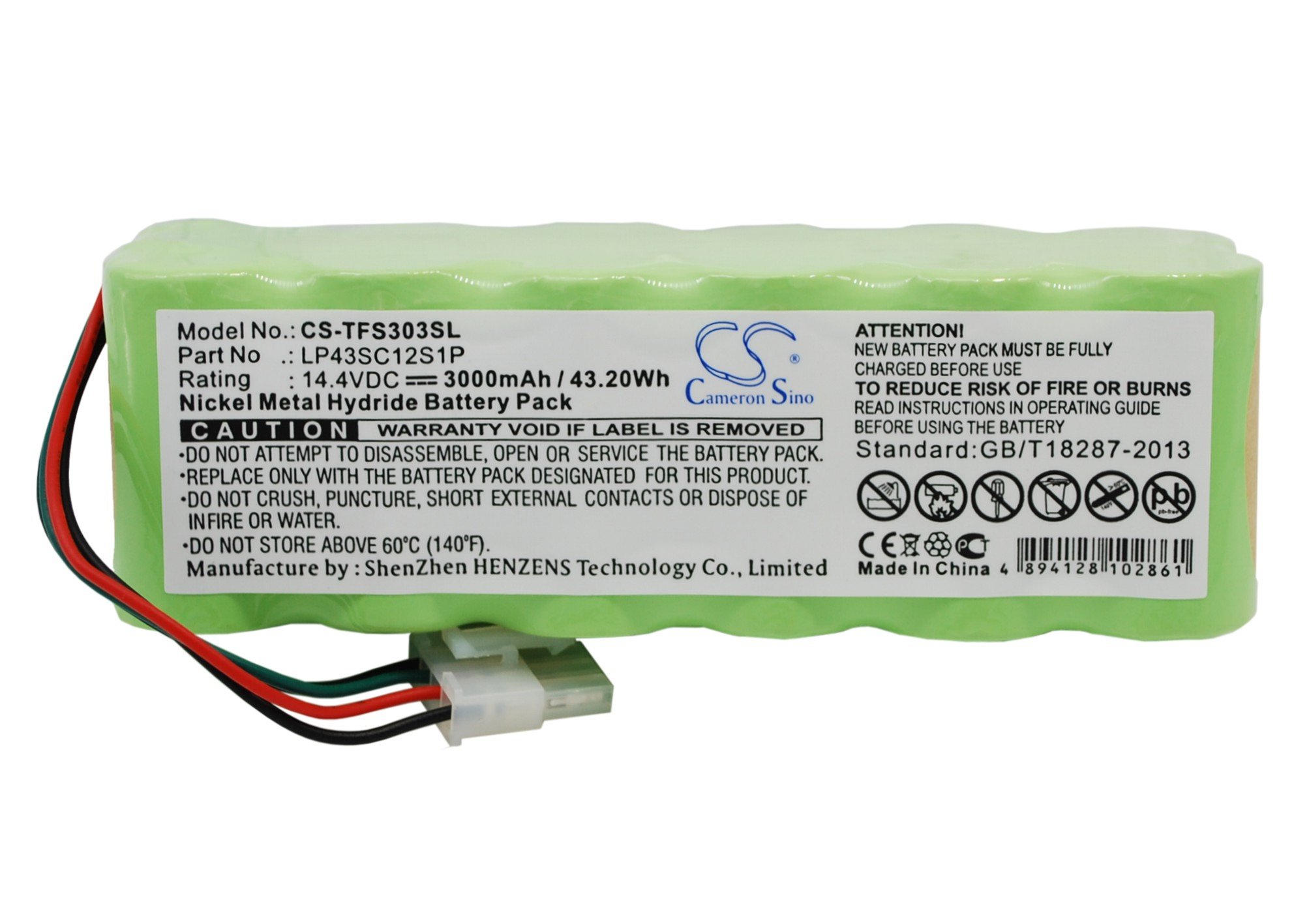 Tektronix LP43SC12S1P 3000mAh seadme aku