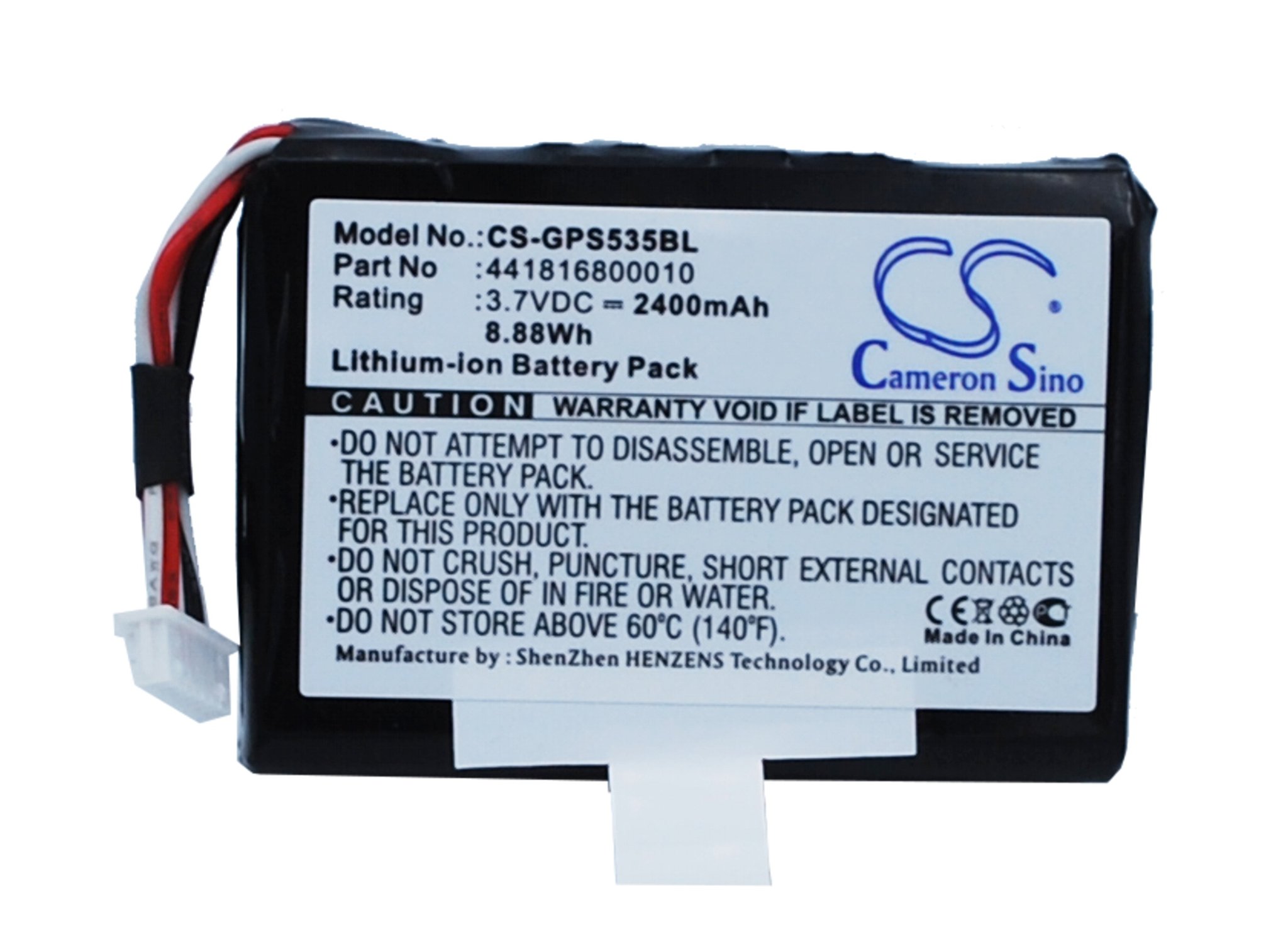 Getac 441816800010 2400mAh viivakoodinlukijan akku
