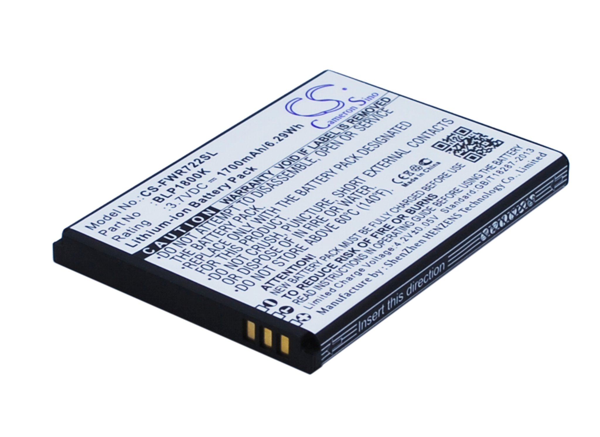 Franklin Wireless BLP1800K 1700mAh Hotspot Battery
