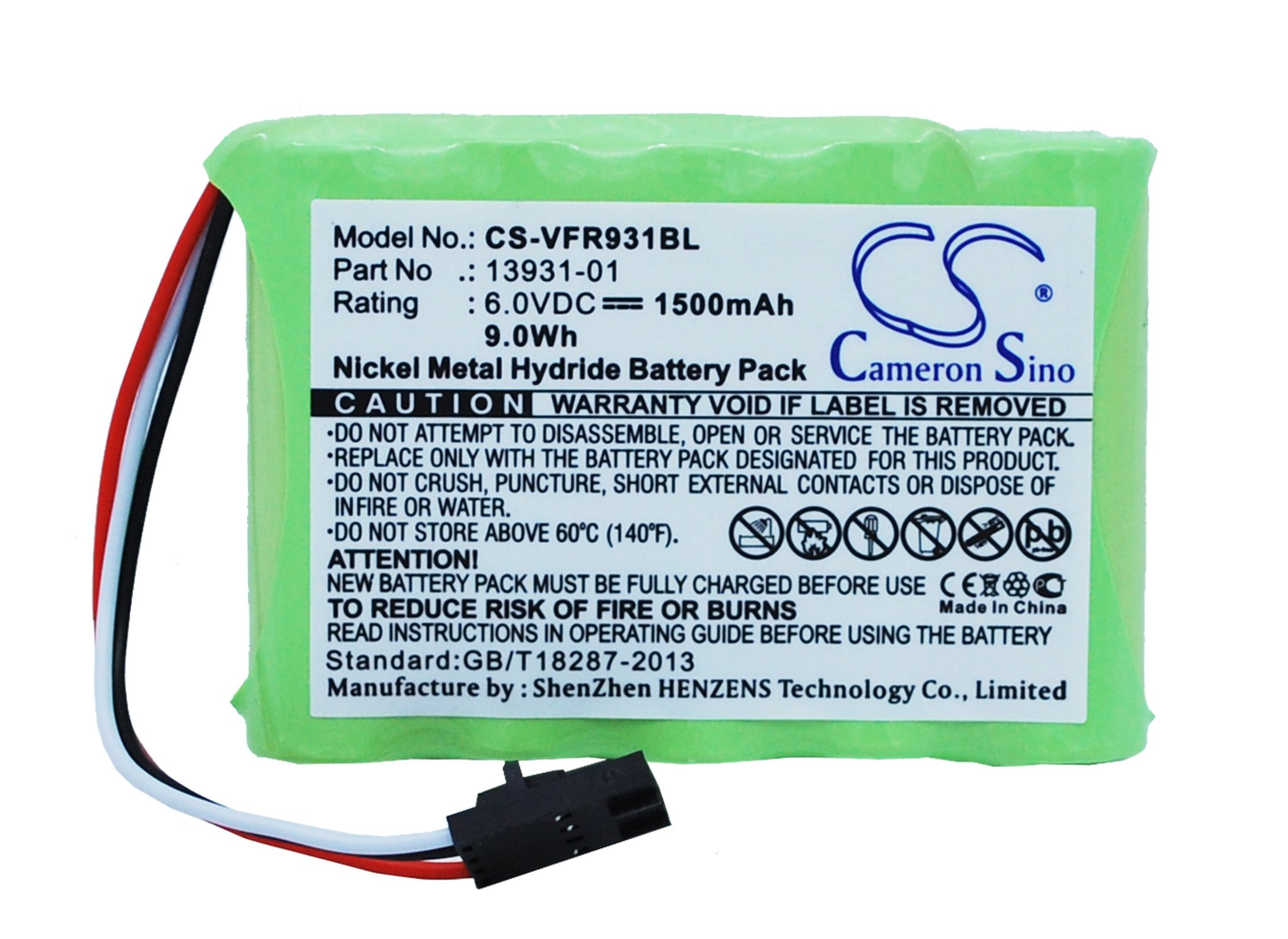 Verifone 13931-01 1500mAh makseterminali aku