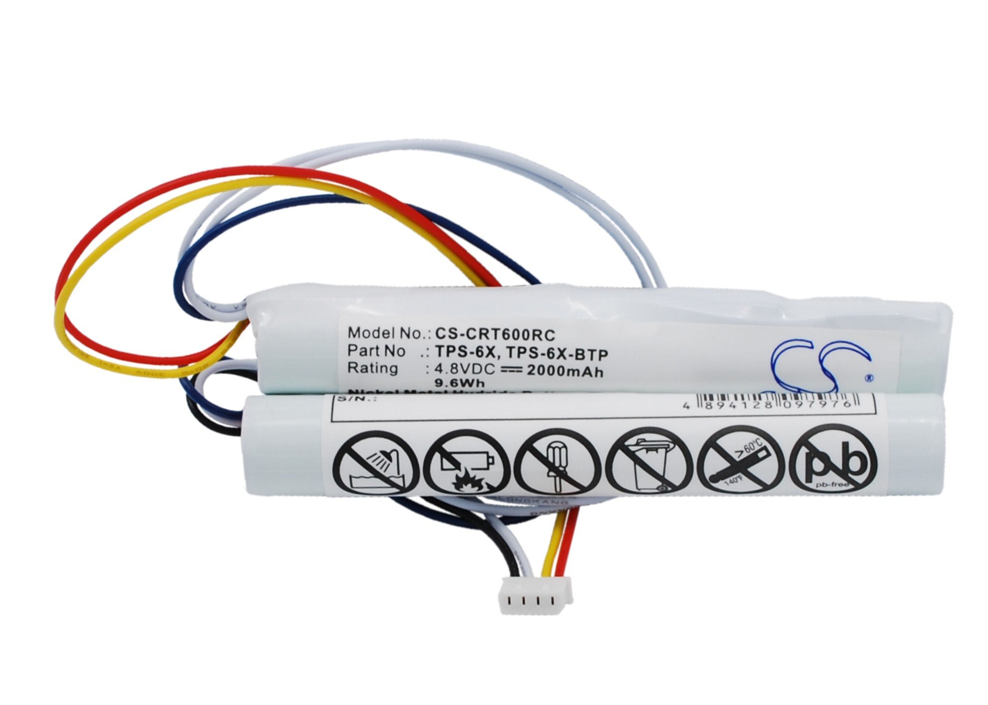 Crestron TPS-6X, TPS-6X-BTP 2000mAh Remote Control Battery