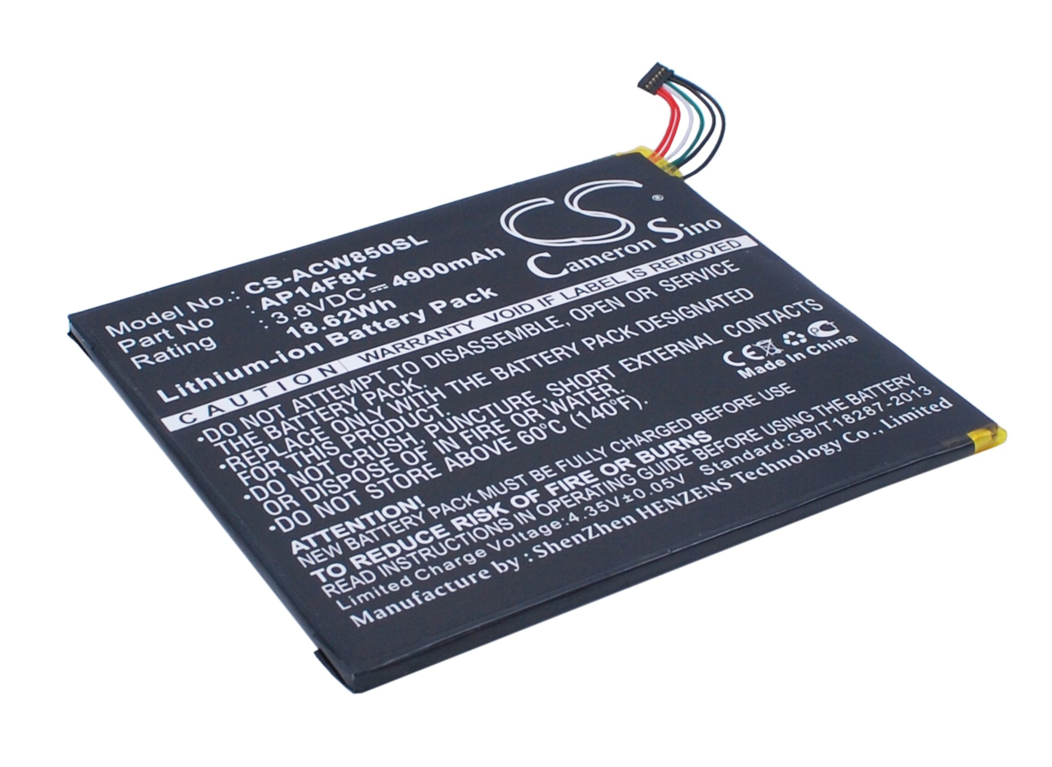 Acer AP14F8K 4900mAh tablet aккумулятор