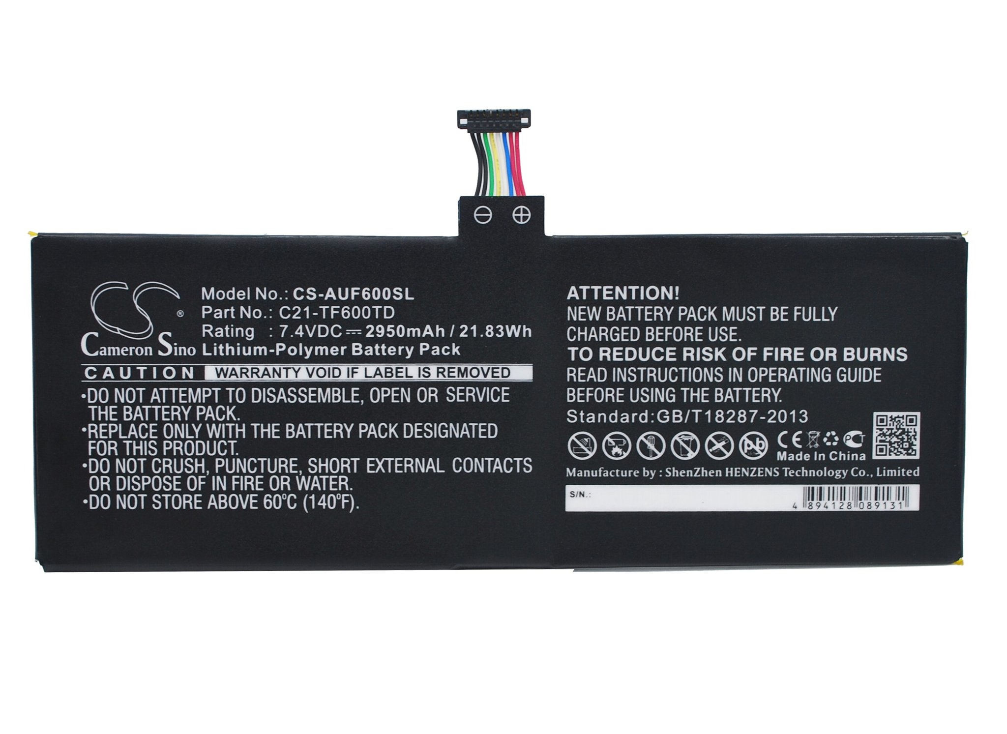 Asus C21-TF600TD 2950mAh planšetdatora akumulators