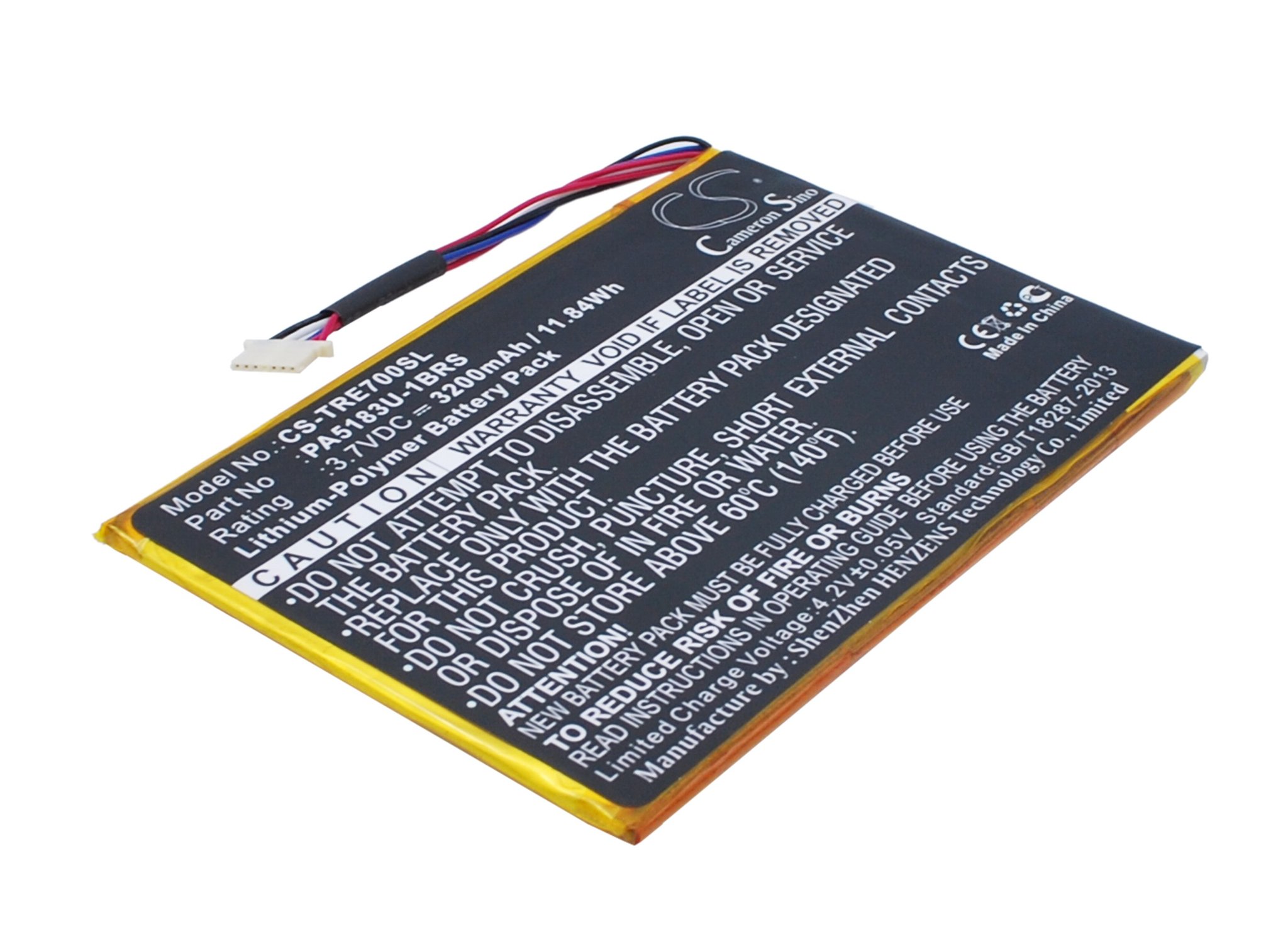Toshiba PA5183U-1BRS 3200mAh tablet battery