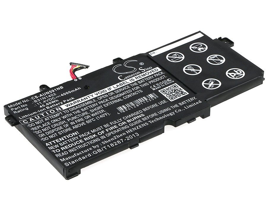 Asus B31N1402, B31BN9H 4000mAh laptop battery