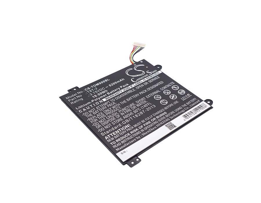 Toshiba T8T-2 5200mAh Li-ion tablet battery