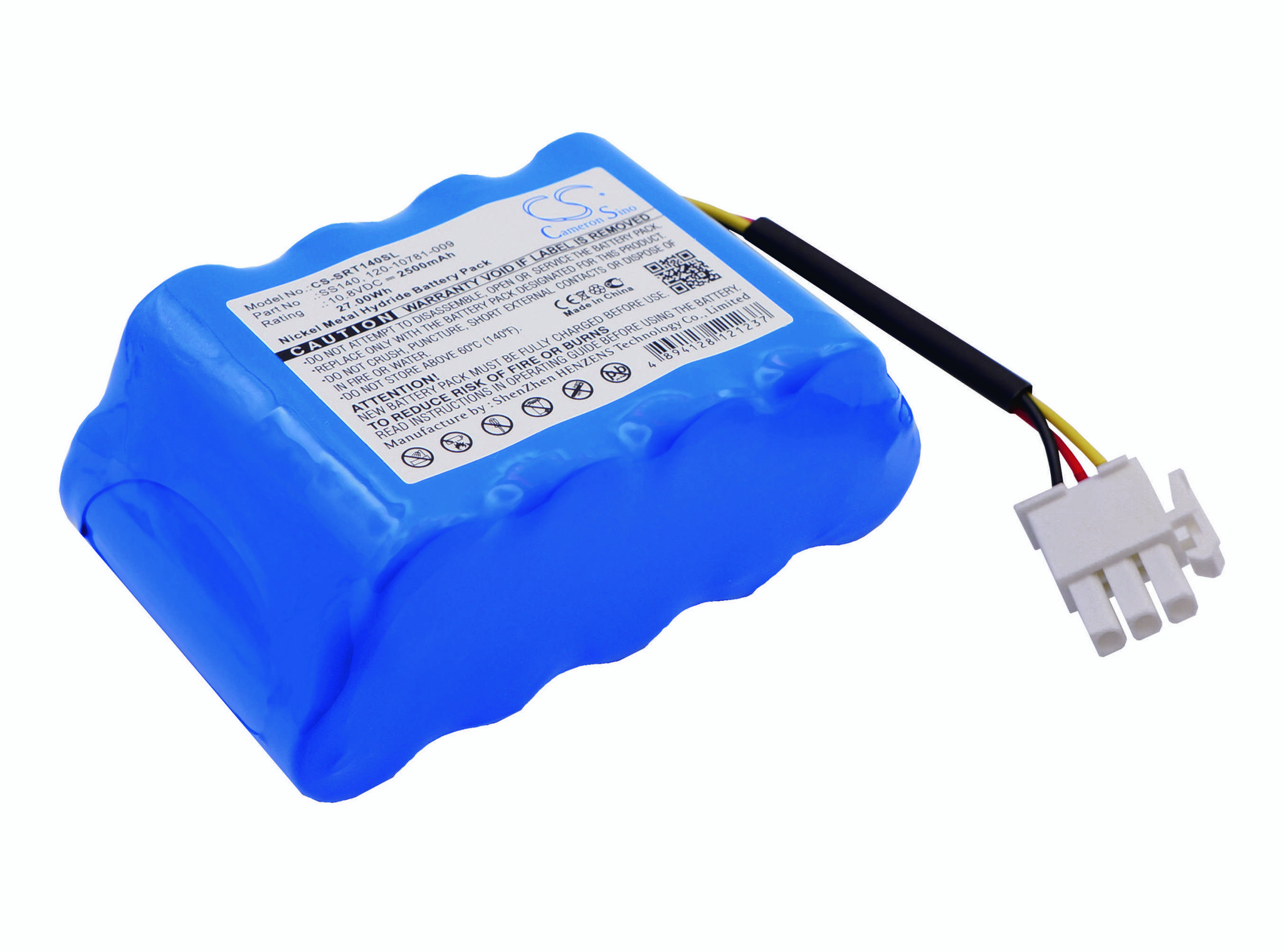 Sunrise SS140, 120-10781-009 2500mAh Ni-MH testseadme aku