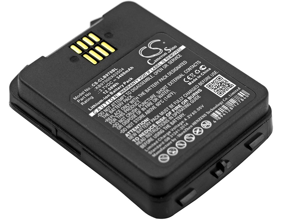 CipherLAB KB97000X03504, BA-0083A6 9700 3400mAh Li-on Battery