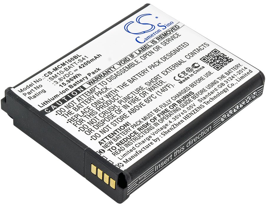 M3 Mobile SM10-BATT-S41 SM10, SM10LTE 4200mAh Li-on Battery