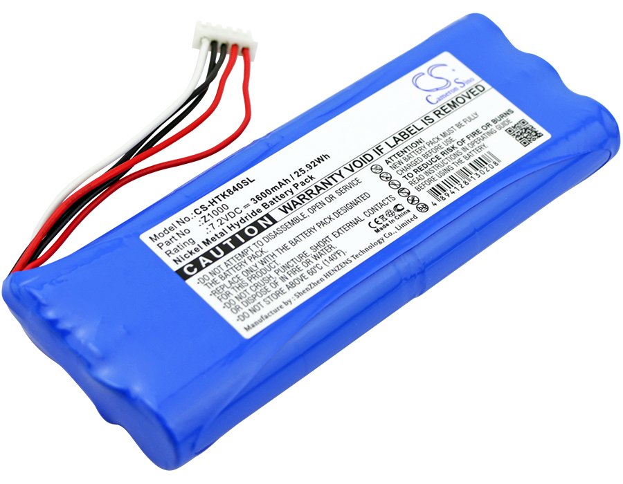 Hioki Z1000 LR8400, MR8880-20 3600mAh Ni-MH Battery
