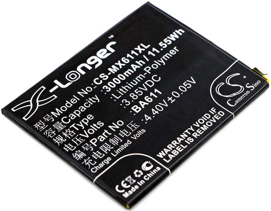 Meizu BA611 3000mAh Li-Polymer аккумулятор телефона